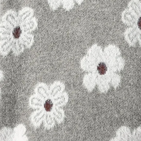 Wildflower Half Zip Pullover - Gray - Picture 4 of 5